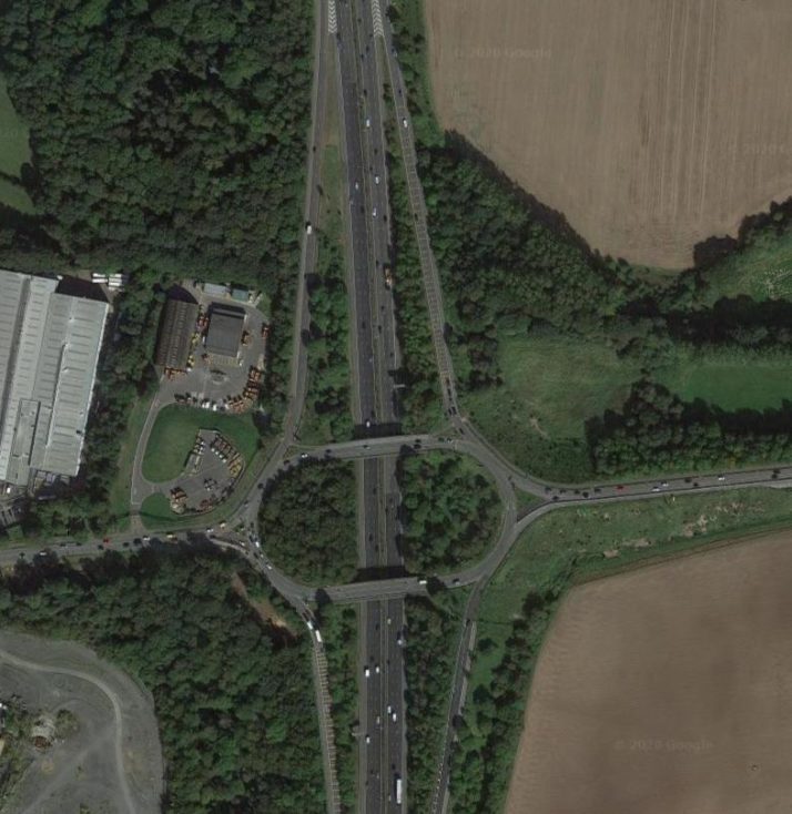 Junction 23 satellite image