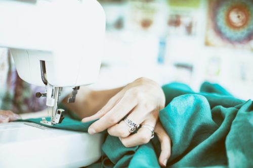 Sewing machine textiles